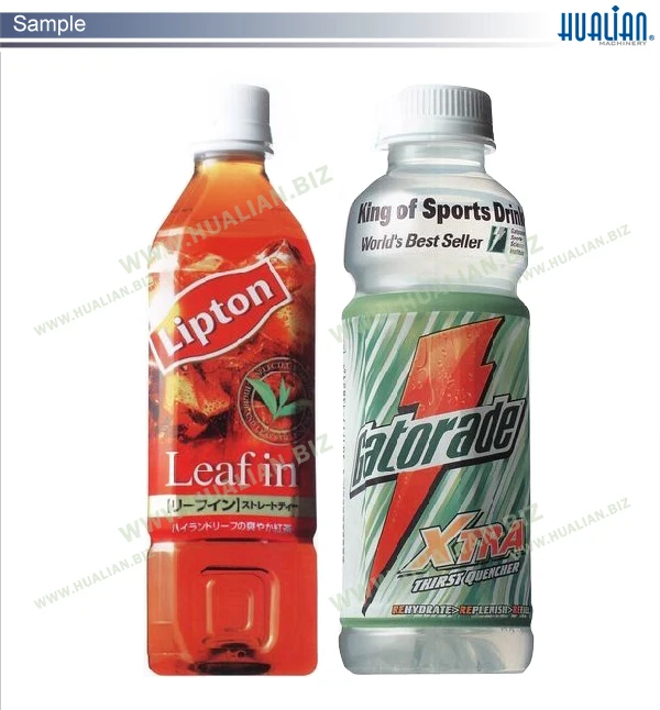 BS-1540X Hualian Labeling Temperature Adjustable Wine Capping Label Machine Bottle Shrink Tunnel