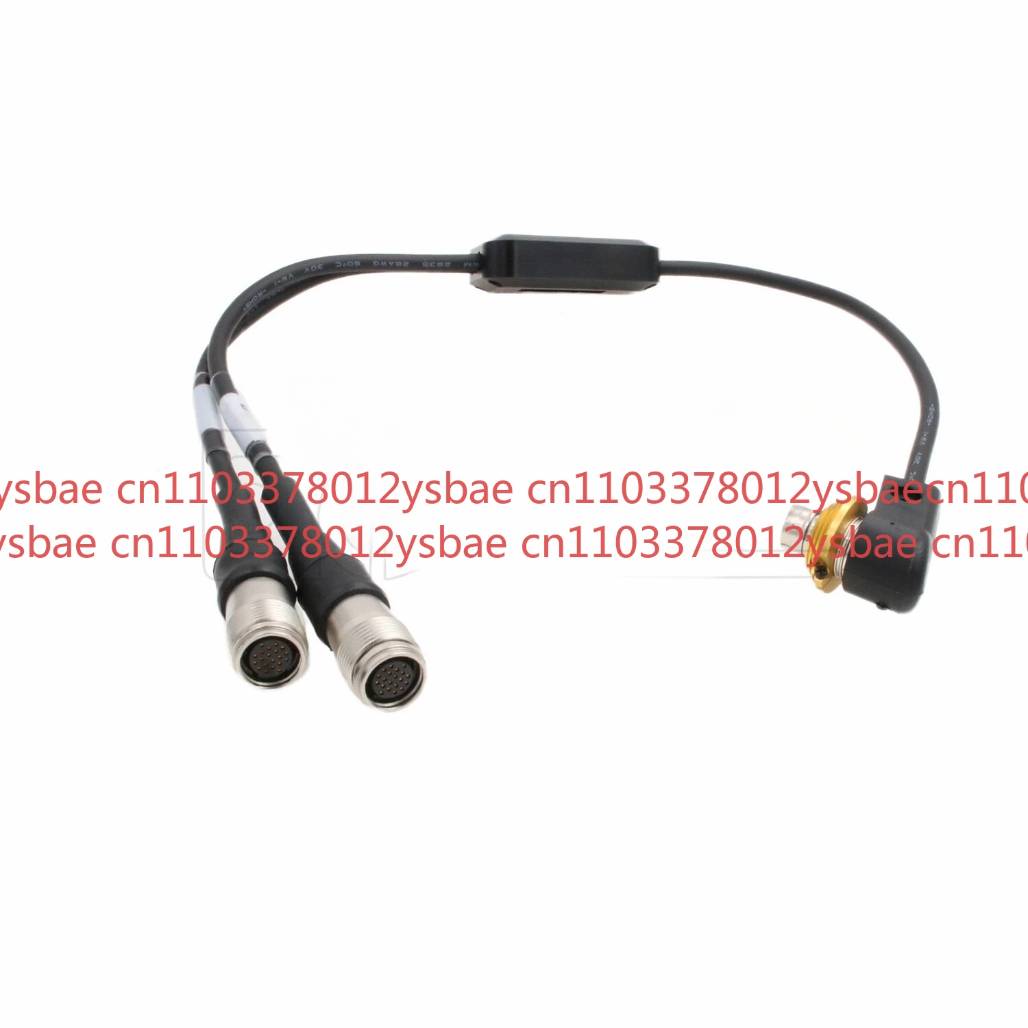 FOR Hirose 20 Pin Zoom Focus Control Y Cable for Canon CN-E18-80 Servo Lens ZSG