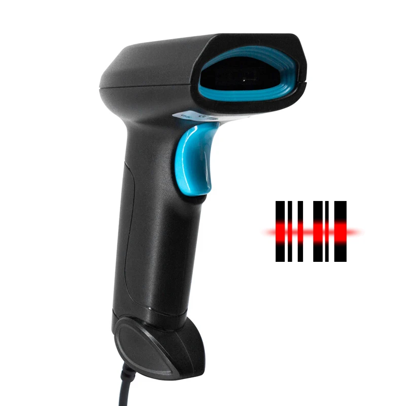 Universal CCD Wired Barcode Scanner For Supermarket Warehouse Logistics Handheld 1D Bar Code Reader Mobile POS High-speed Decod