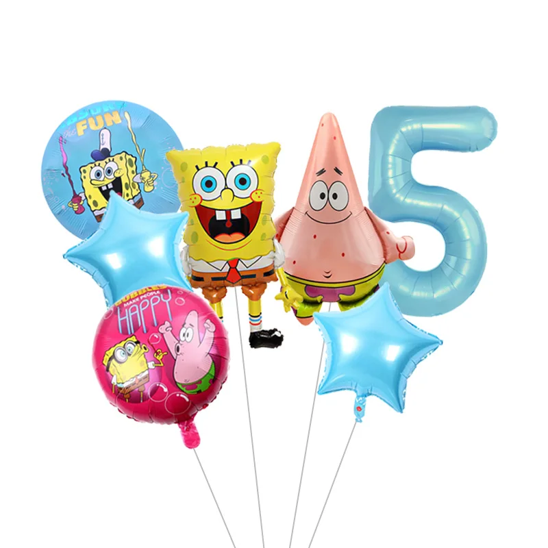 Niedlicher SpongeBob-Themen-Partykerzen-Geburtstagstorten-Topper für Kinderfeier-Dekoration – Detail 23