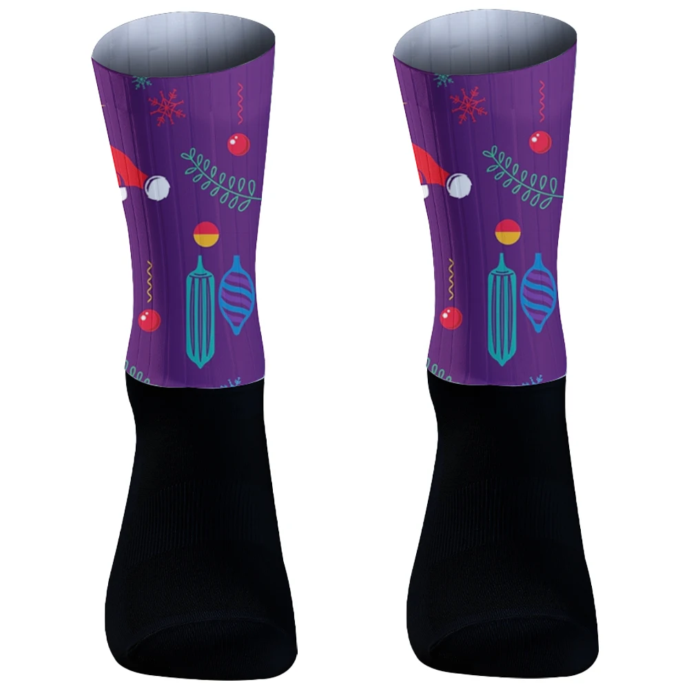 Chaussettes de compression respirantes Funky Wicking, chaussettes de sport de vélo de route, chaussettes de course et de cyclisme, meilleures chaussettes professionnelles, vente