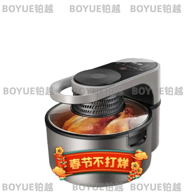 Smart Air Fryer Large Capacity Multifunctional Electric Cooker for French Fries Grilled Chicken Low Oil Healthy Kitchen