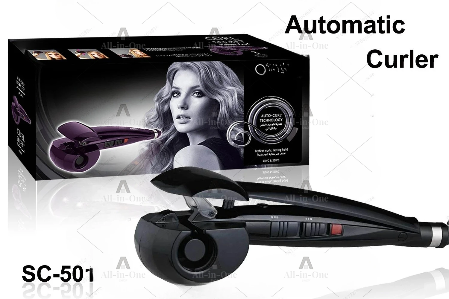 Curling iron Automatic curling iron Ceramic adjustable temperature hairdressing iron