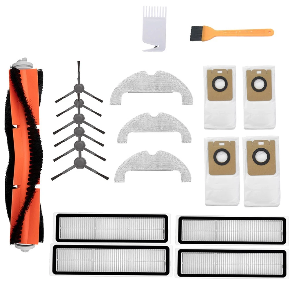 The New For Dream BOT Z10 Pro L10 Plus Vacuum Cleaner Main Brush Side Brush Filter Dust Bag Mop Cloth Accessories Replacement