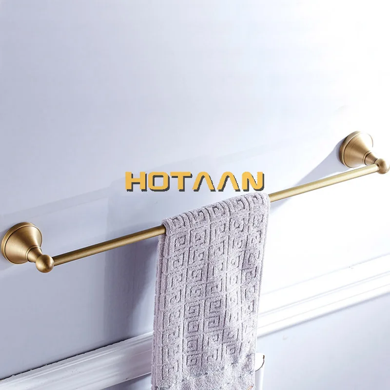 HOT SELLING, Antique Brass Bathroom towel holder,Single towel bar,  towel rack  solid brass  towel rack with YT-13596