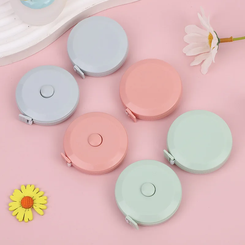 5PC Retractable Soft Tape Measure Double-sided Measurement Ruler Portable Body Flexible Ruler for Weight Loss Measurement ﻿