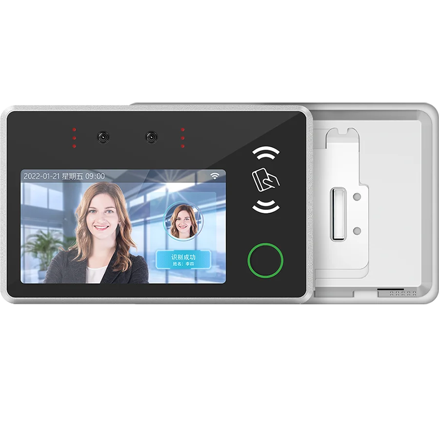 User Friendly Arabic Language Support High Security Smart Multi Biometric Fingerprint Access Control Time Attendance System