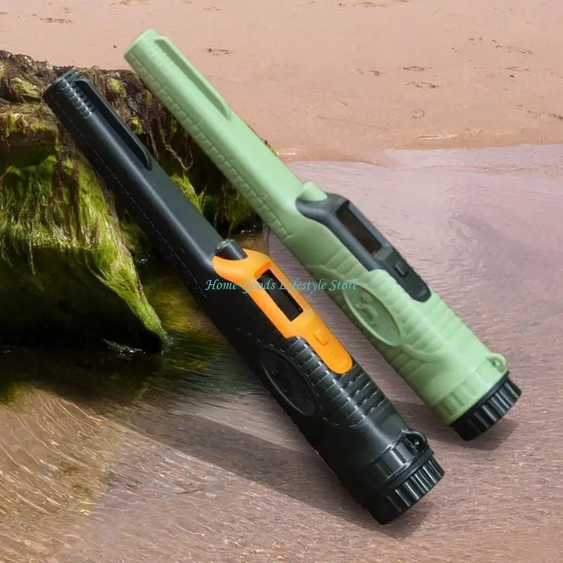 E74E 금속 감지기 Pinpointer LCD가 높은 감도 360 ° 스캐닝 사운드/진동 표시 홀스터와 방수 디스플레이 방수