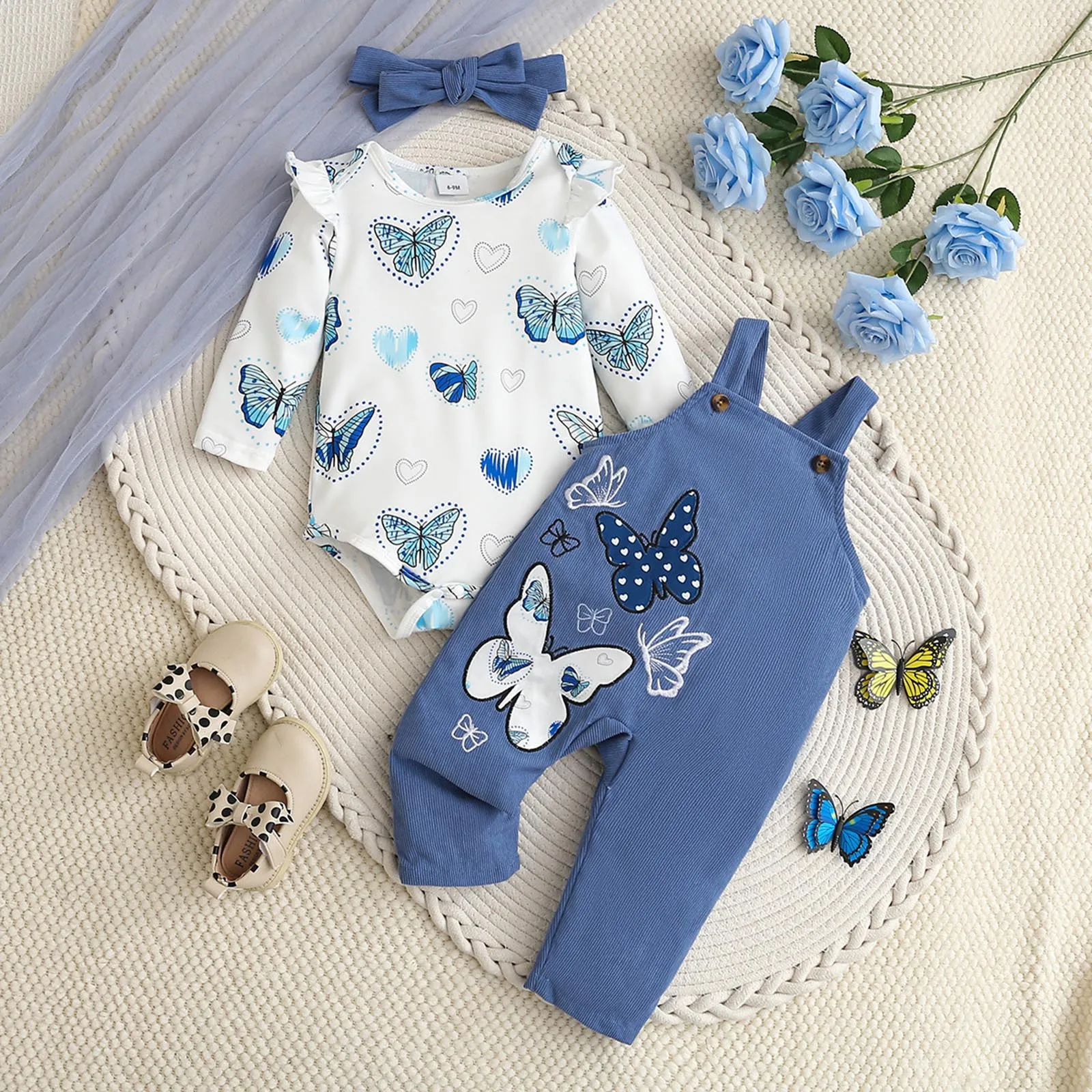 

Long Sleeve Little Girls Shirts Newborn Baby Crawling Suit Children Wear Baby Long Sleeves Romper Little Girl Long Sleeve Shirts