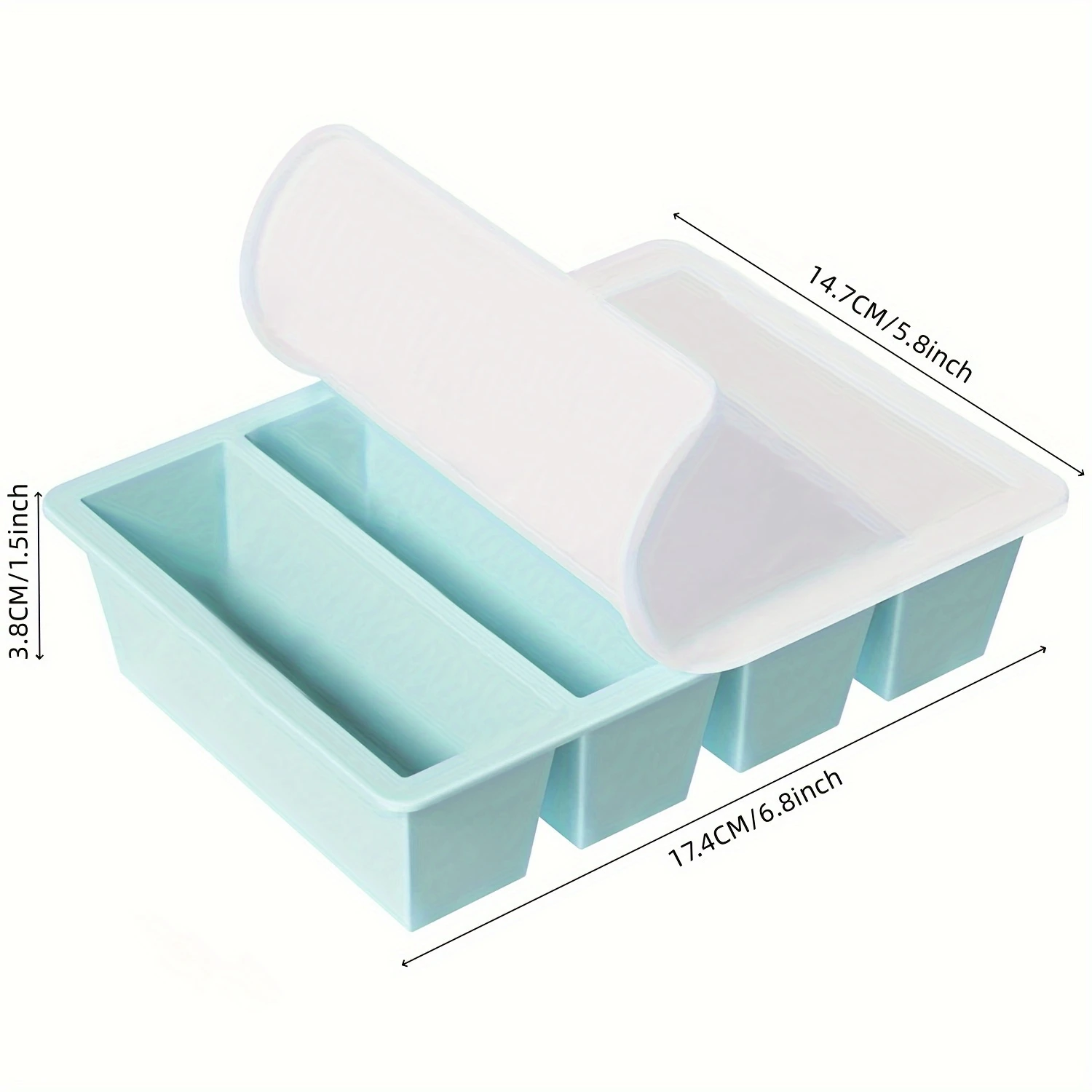 1pc Ice Cube Mold, Silicone Ice Cube Tray, Multifunctional Chocolate Mold, Mold For Pudding, Jelly, Candy, Whiskey Ice Cube Tray