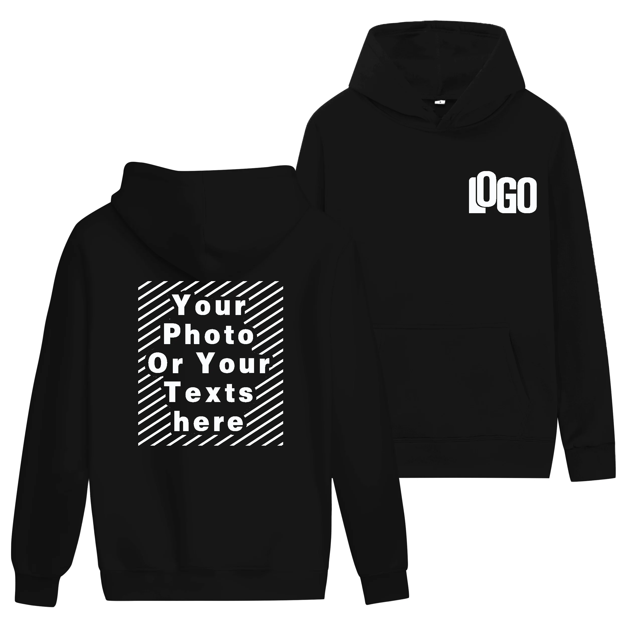 

Customized printed hoodies for men and women, loose casual wear, long sleeved hooded sweaters, personalized streetwear