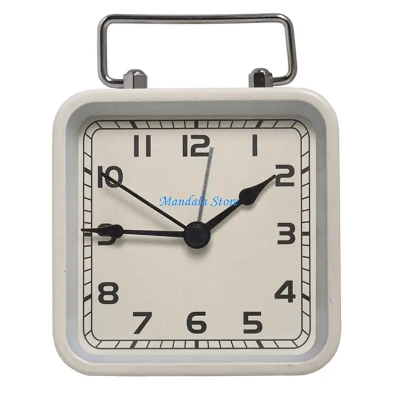 U2JC Analógico despertador Resas Reloj despertador Caballero con decoraciones nocturnas repetición para dormitorio
