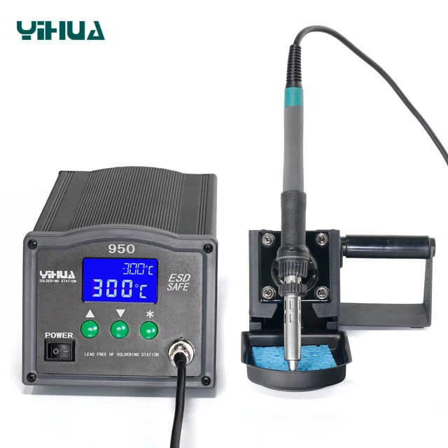 

YIHUA 950 150W Large Output Power Soldering Station High Frequency Soldering Iron Handle Soldering