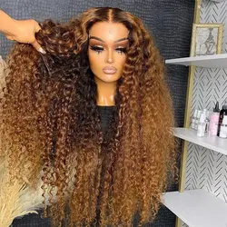 4x4 5x5 Closure Lace Wig Curly Highlight 13x4 Lace Front Human Hair Wigs 30 40 Inch Brazilian Deep Wave 13x6 Hd Lace Frontal Wig