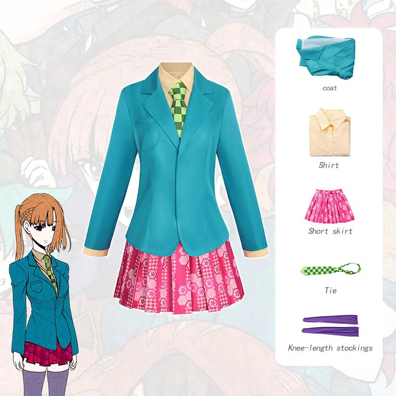Disfraz de Cosplay de Chidouin Sara, Traje de Uniforme Escolar JK de Juego de Rol, Atuendos para Fiesta de Halloween y Comic Con para Mujeres