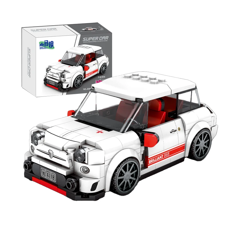 

1:24 МИНИ-автомобиль Racing Beetle Ретро-скорость автомобиля ​ ​ Коллекция орнаментов, совместимые игрушки, строительные блоки, детские праздничные подарки