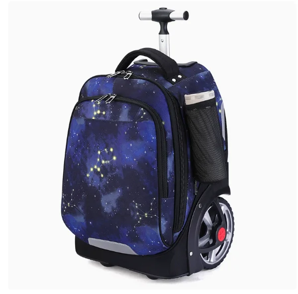 

Kids Rolling luggage Backpack School Wheeled trolley bags Teenagers boys girls Travel Trolley Laptop backpack Trolley backpack