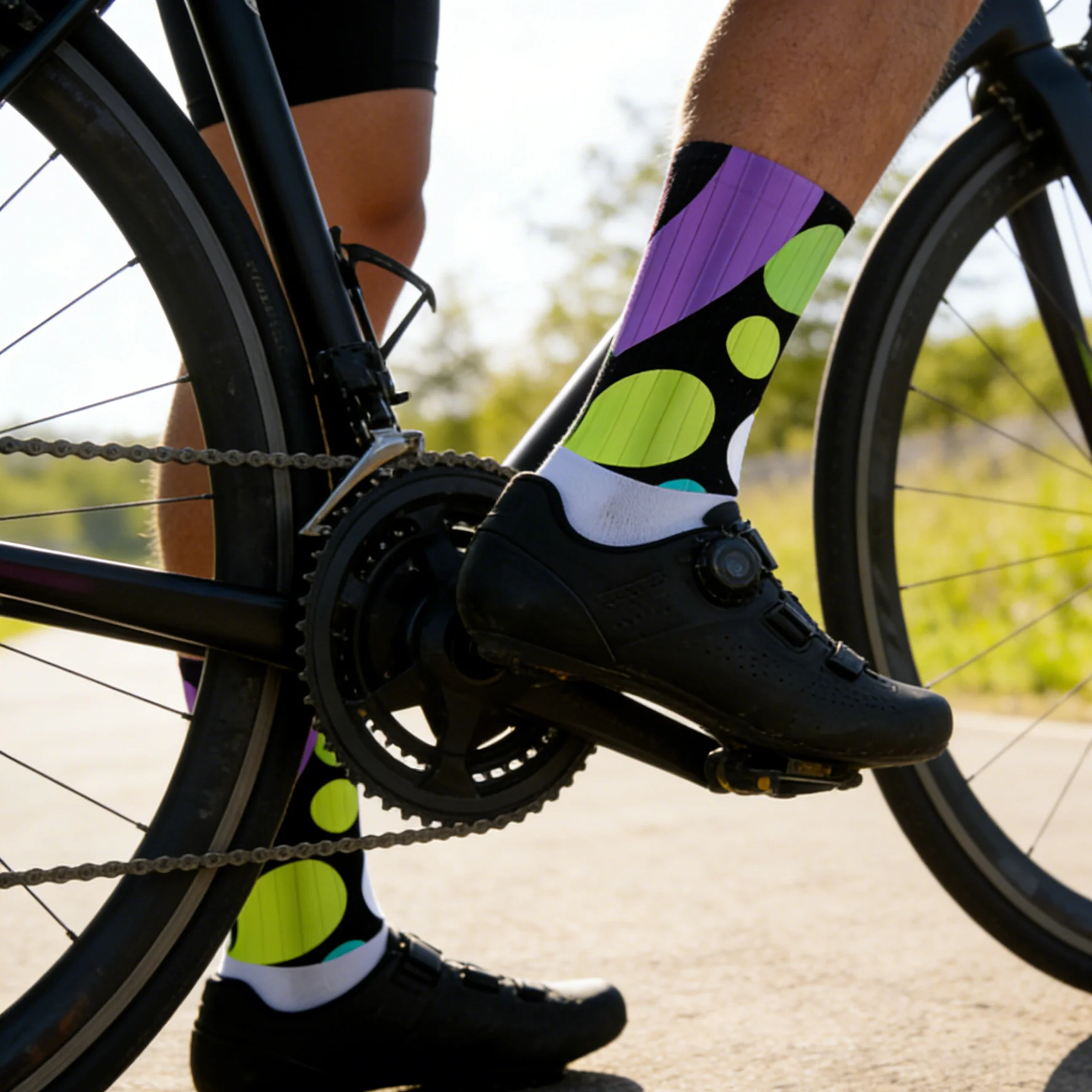 

2026 Anti-Slip Cycling Socks Sweat-Wicking Comfortable Outdoor Sports Gear Fashionable Cycling Accessory
