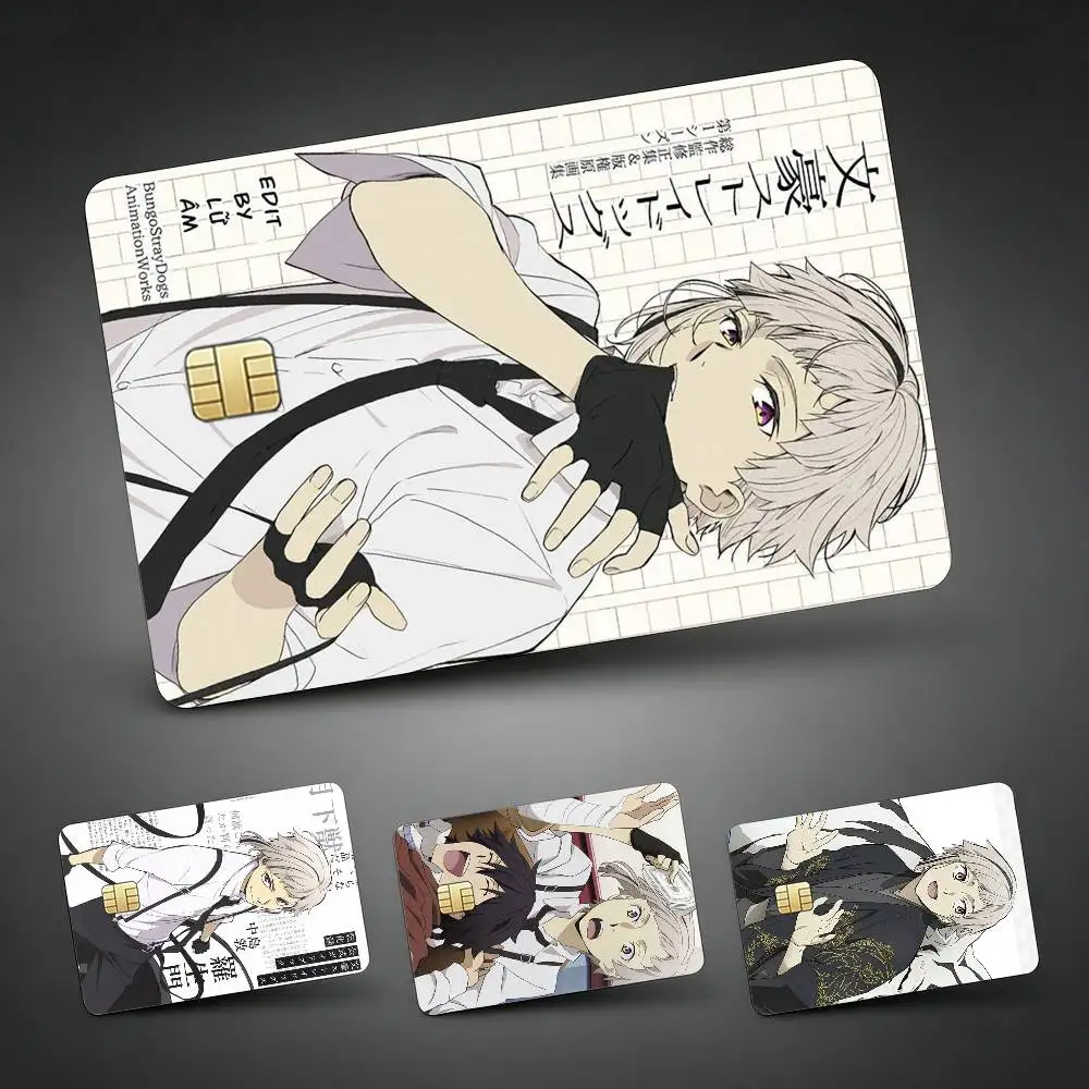 Anime BSD Atsushi Nakajima Sticker Decoration Creative Bank Card Bus Metro Waterproof Sticker