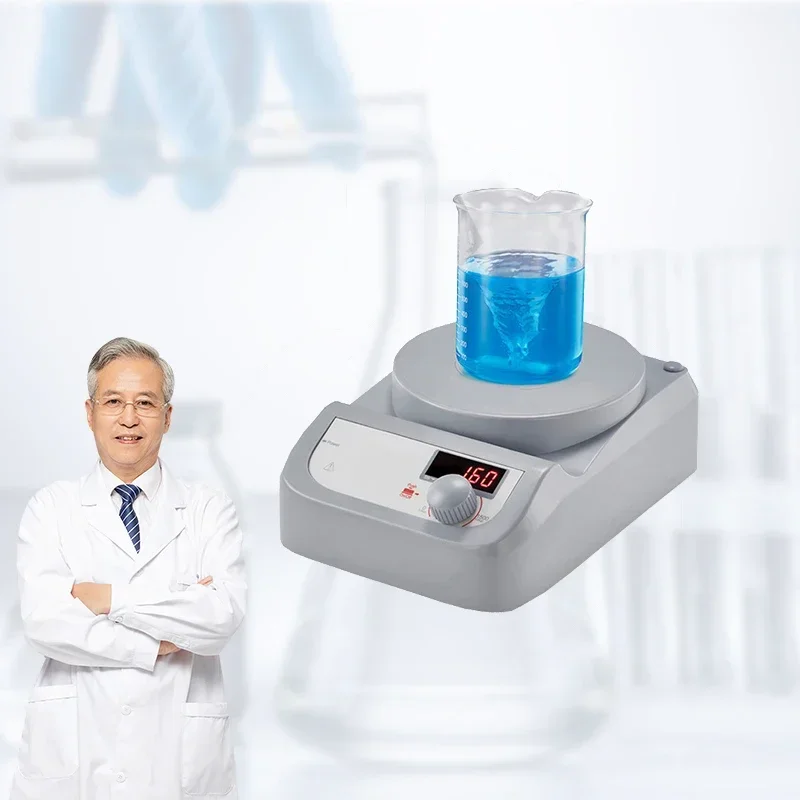 2025、Low price laboratory magnetic stirrer with hot plate hotplate speed adjustable 1500 rpm heated lab mini digital magnetic-st