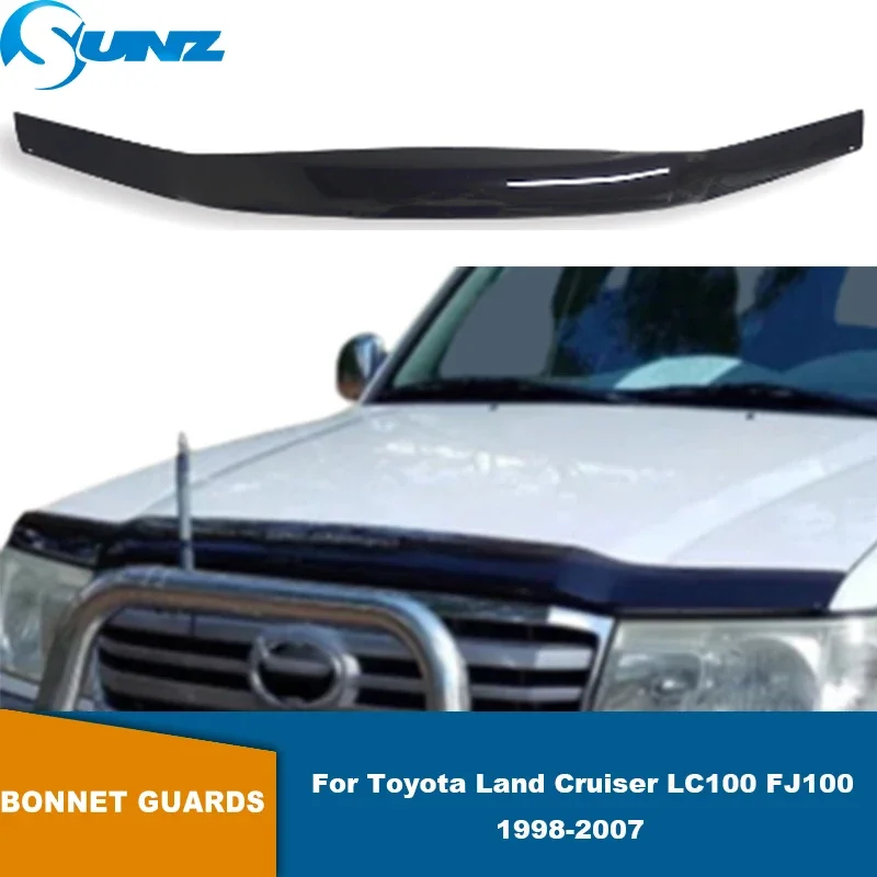 

Bonnet Guard For Toyota Land Cruiser 100 LC100 FJ100 1998 1999 2000 2001 2002 2003 2004 2005 2006 2007 Front Bugshield Protector