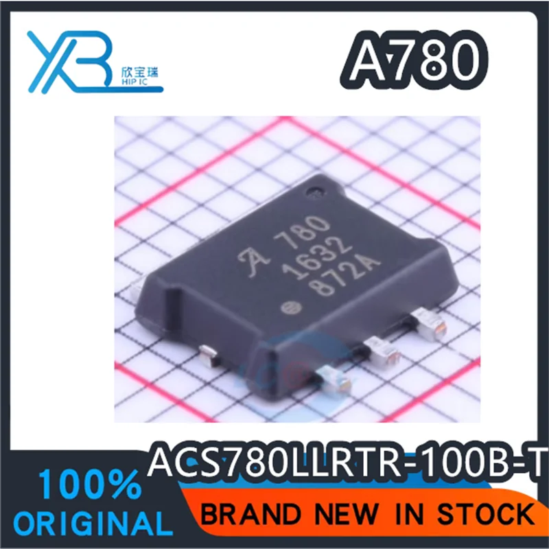 

(2/20 pieces) ACS780LLRTR-100B-T Code 780 A780 PSOF-7 Original authentic current sensor Spot delivery fast