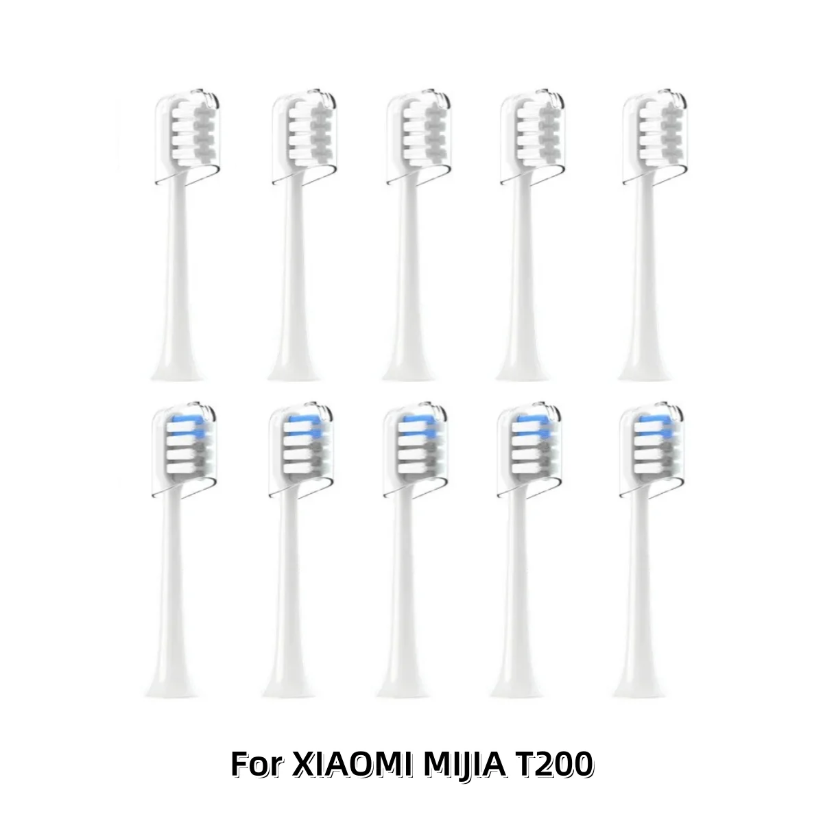 5/10PCS Universal Brush Heads for XIAOMI Mijia Toothbrush T200 T200C MES606 Replacement Sonic Brush Heads Refills