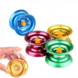 Professional Alumunum Alloy YoYo String Trick Yo-Yo Ball Classic Toys Y-axis Rotating Yoyo for Kids Simple Collectibles Toy