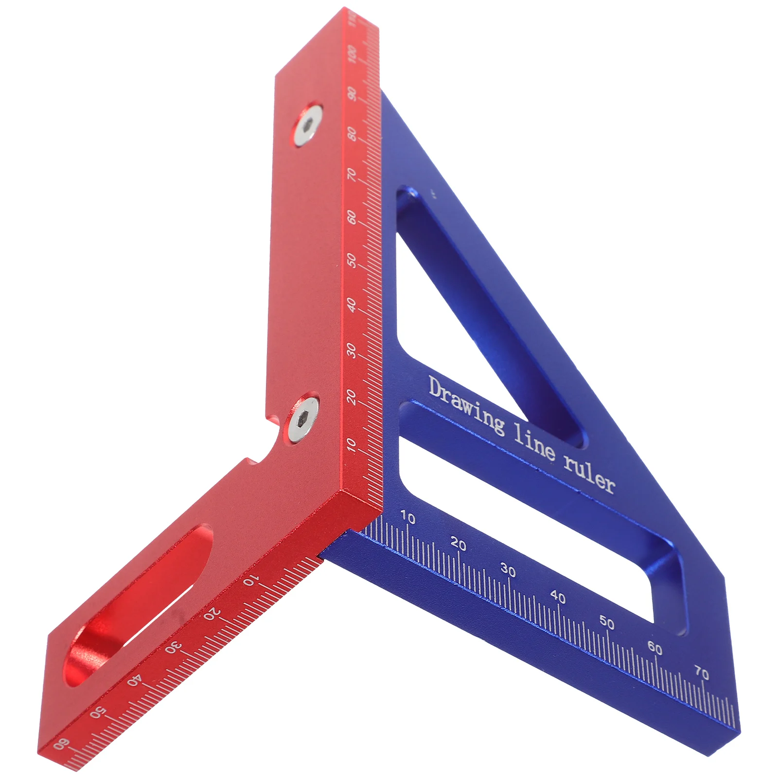 

Square Ruler Woodworking Slide Scribe Triangle Aluminum Alloy Edge 45 90 Degree Angle Tool Measuring Carpenters Engineers Multi