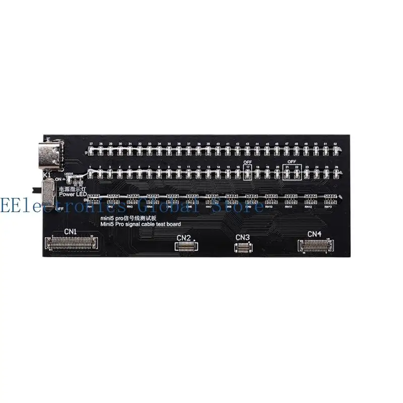 462B Cable Diagnostic Board for Mini 5Pro Signal Checks with Type C Input, Control Key, LED Status Feedback and Four-Port Repair