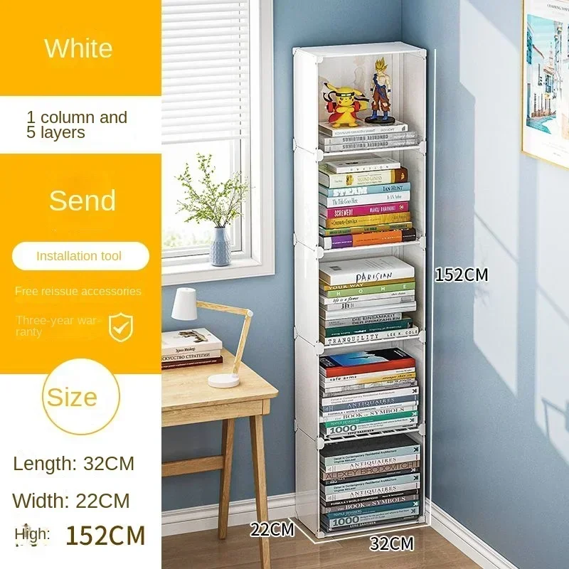 Home Furniture Bookstore Shelf Bookcase for Books Floating Bookshelf Multi Story Storage Toy Desk Against The Wall Room Shelves