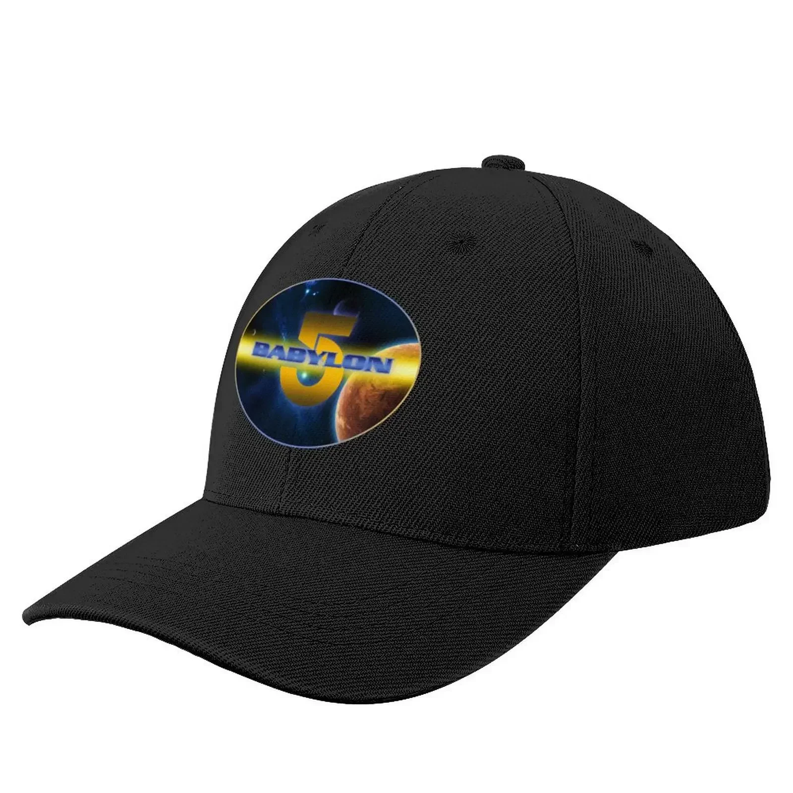 

Babylon Space Station 5 with Planets and Stars Baseball Cap Luxury Hat Horse Hat Anime Golf Wear Men Women's