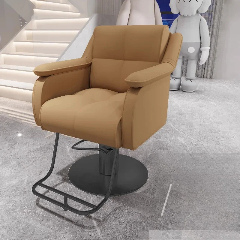 Swivel Luxury Styling Hair Barber Chair Waiting Professional Barber Chair Shampoo Equipment Cadeira De Barbeiro Furniture