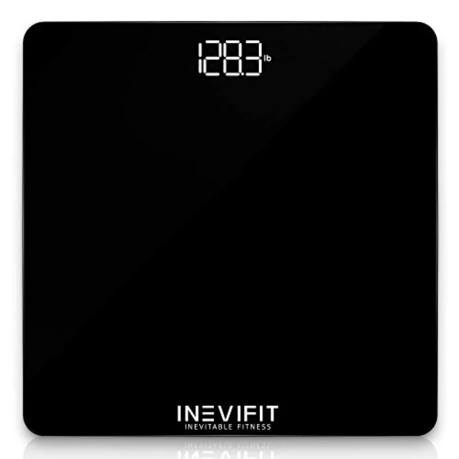 

INEVIFIT Bathroom Scale Highly Accurate Digital Bathroom Body Scale Measures Weight up to 400 lbs. Includes Batteries