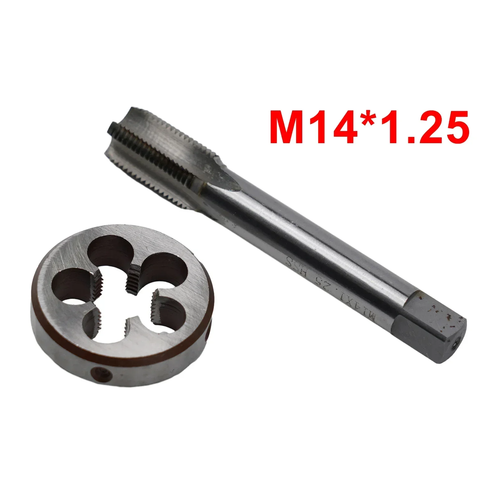 

Tools Hand Tap Round Die Tap Replacement Parts 1 Set 14mm X 1.25 LH Die Fine Thread Left Hand Tap X 1.25 Brand New