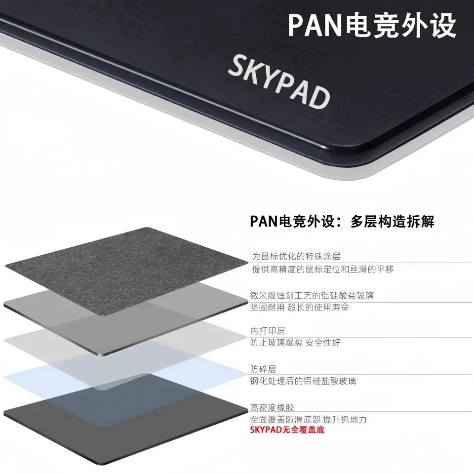 WALLHACK Glass Gaming Mouse Pad Upgrade Faith Yume Coating Frenzy