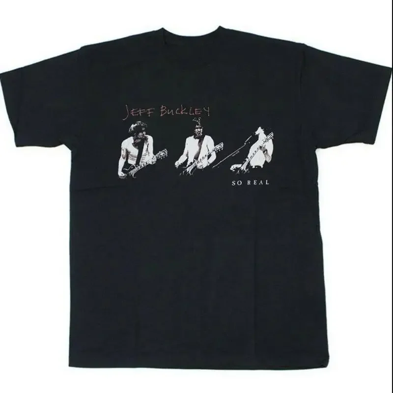 New 1994 Jeff Buckley So Real T Shirt 90S Tour Concert Black