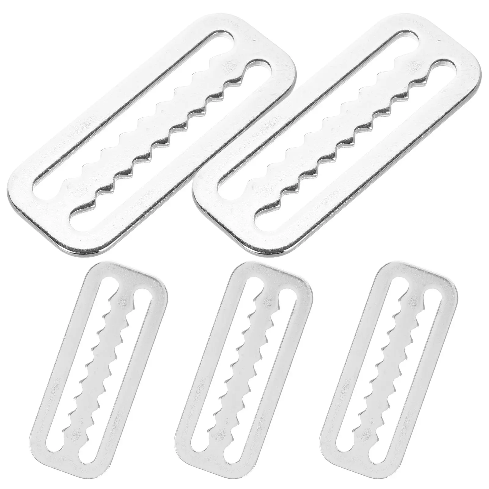 5pcs Diving Gear Buckle Stainless Steel Diving Strap Buckle Weight Belt Slider Diving Belt Retainer Diving Webbing Belt Slide St