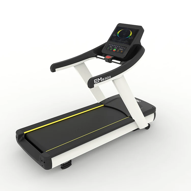 Equipo comercial del gimnasio que ejecuta la cinta de correr motorizada eléctrica de Caminadora con la pantalla llevada