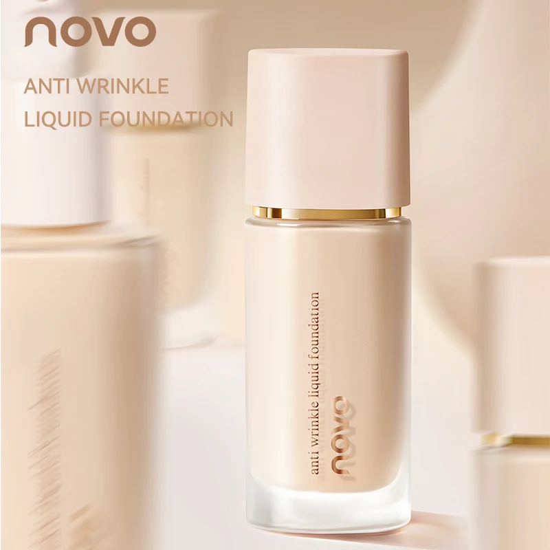 Oil-control Matte Foundation Natural Moisturizing Base Makeup Lightweight Brighten Skin Waterproof Smooth Face Liquid Foundation