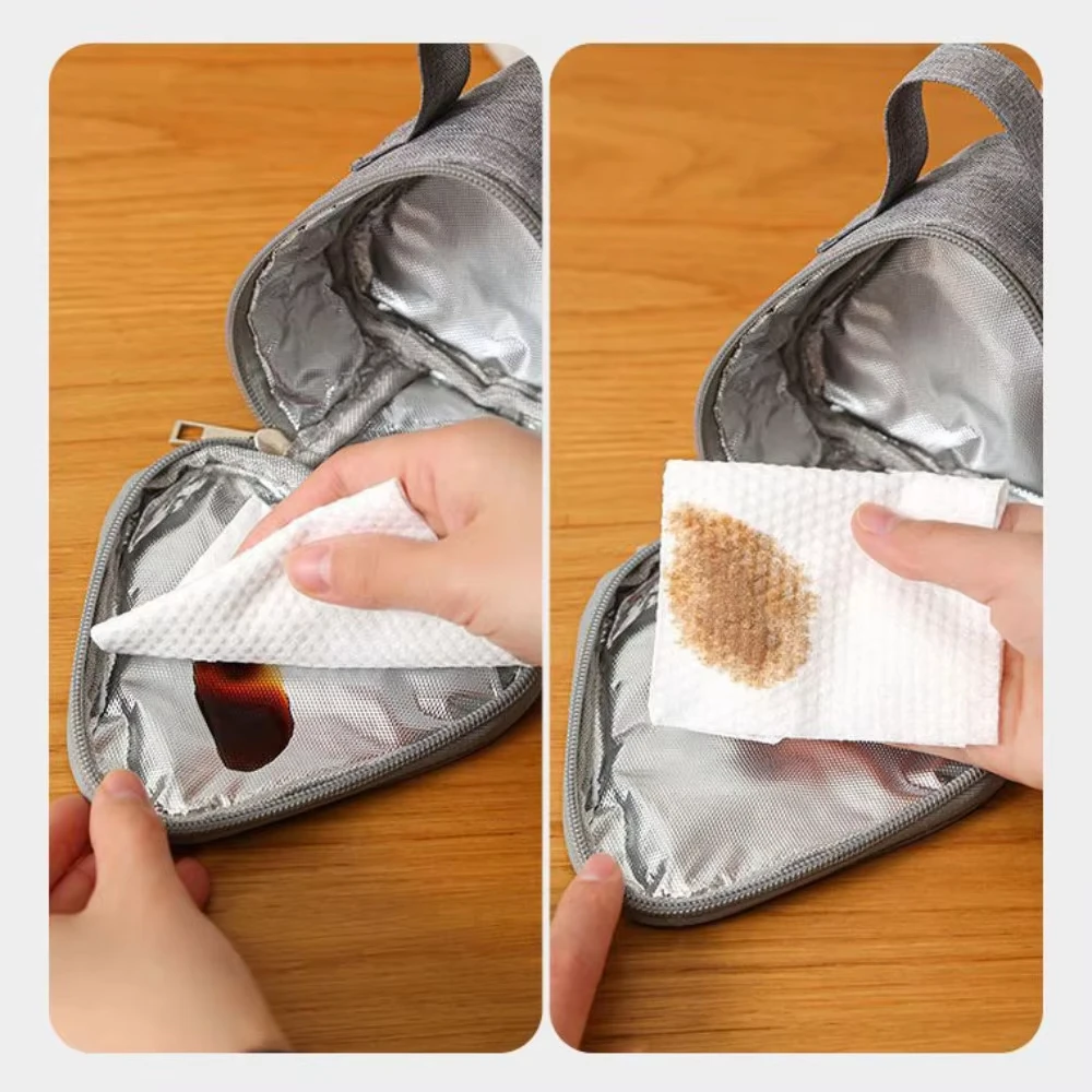 Bolsa aislante triangular portátil, bolsa en rollo de arroz y verduras, bolsa de almuerzo, sándwich de leche, bolsa de desayuno para huevos, bolsa aislante