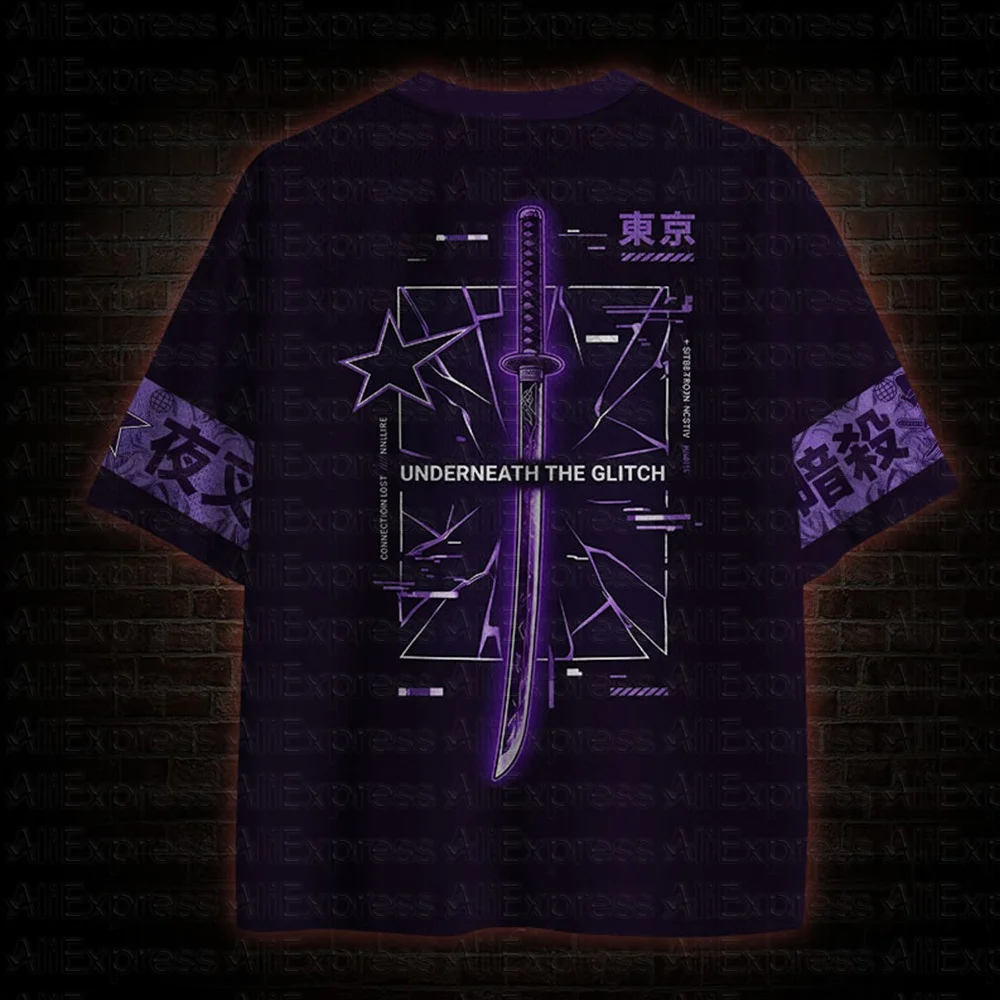 2026 New Movie Sports Fashion Adult and Children's Short Sleeve V-neck Street Eye Clothing Gothic Style Horror Fans Gift
