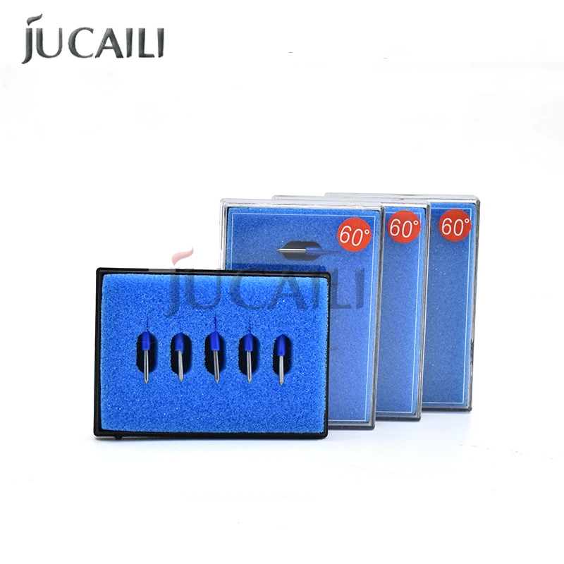 Jucaili 10Pcs/Lot 60 Degree Mimaki Cutting Plotter Blade Tool Mimaki Vinyl Plotter Knifes For MIMAKI Plotter Blade