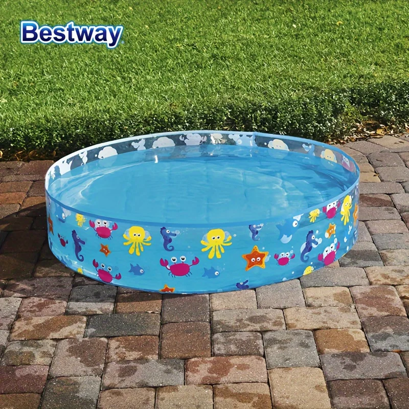 Bestway55031/55029/55028 8ft*18in/244cm*46cm 60in*10in/152*25cm 48in*10in/122cm*25cm Summer Pools Baby Bathtubs Patio Pools Fami