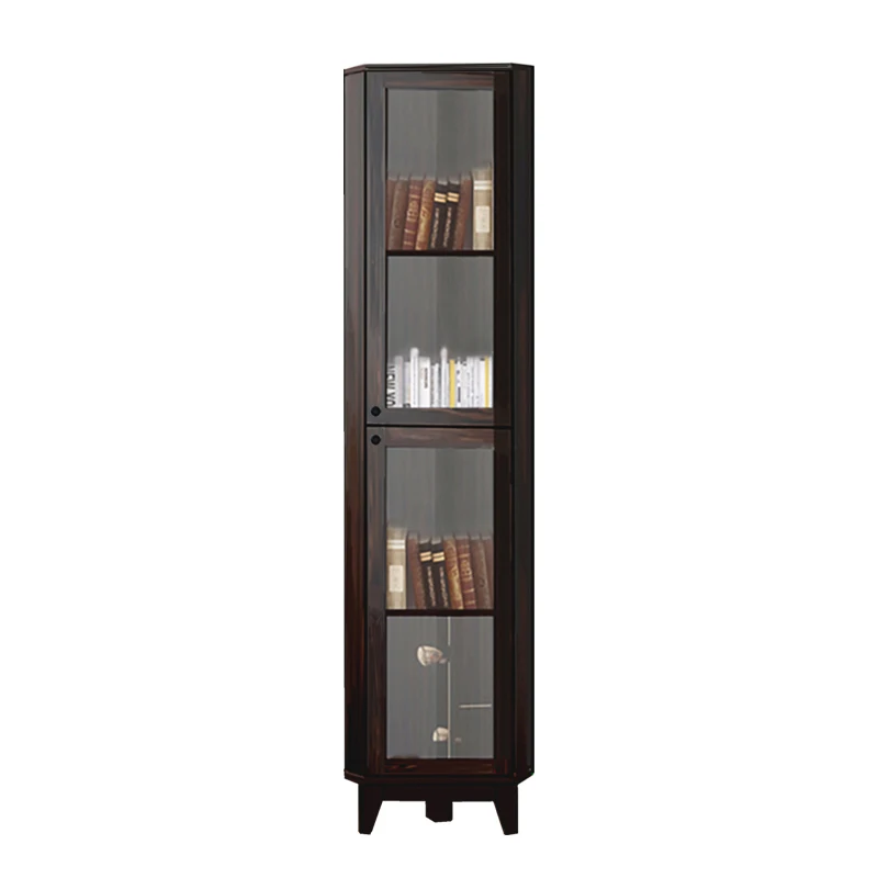 ZZXL Triangle Cabinet Corner  Wine Cabinet Bedroom Corner Side Cabinet American