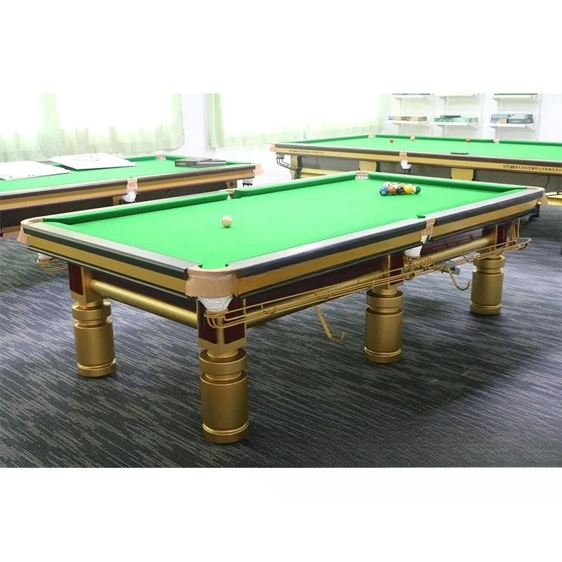 Chinese black eight billiard table, steel warehouse bluestone billiard table,  club middle eight billiard table