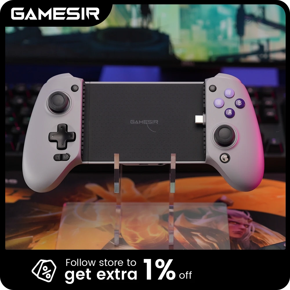 Manette de jeu mobile GameSir G8, contrôleur de jeu à effet Hall pour iPhone 15, téléphone Android, Xbox Game Pass, STADIA xCloud Cloud Gaming