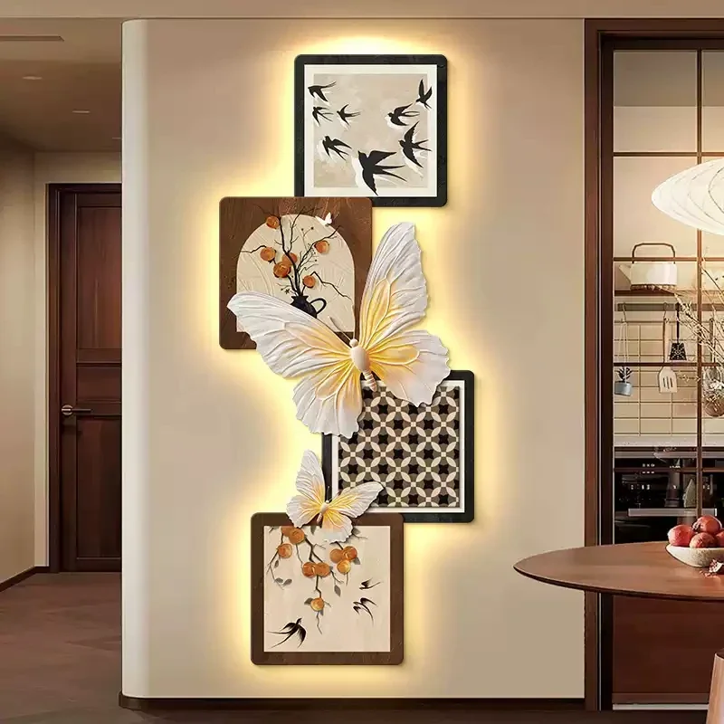 2025 New Model LED Wall Lamp - Ancient Style Artistic Butterfly Wall Lamp For High-end Artistic Use In Traditional Chinese Livin
