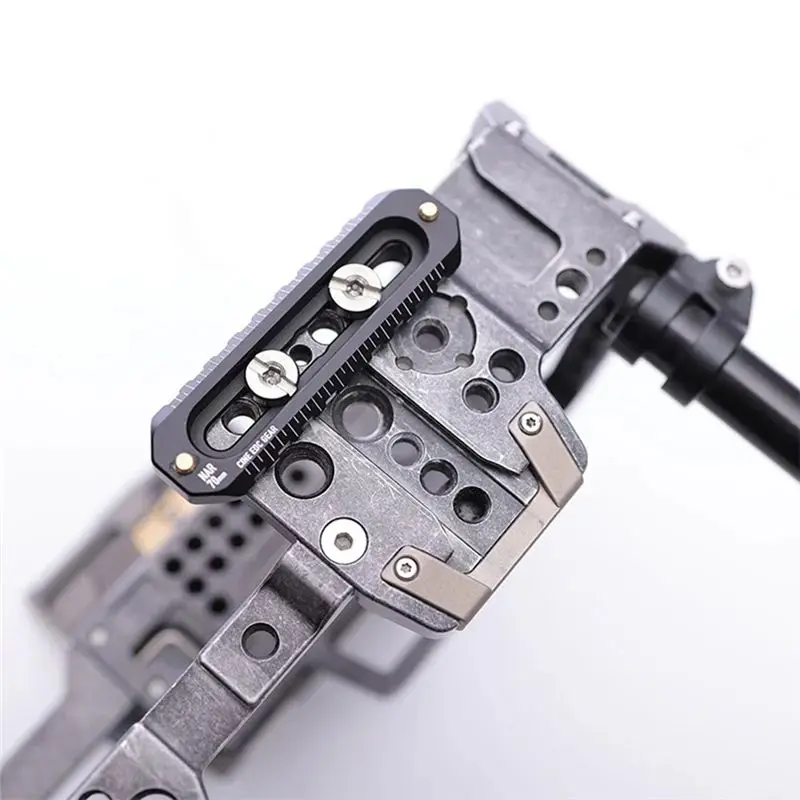 AAAEL-Anti-Off Quick Release Mini Rail Camera Cage 5 Pieces 6Mm Thickness Length 46 70Mm For FX3/For FX30 Handle 46Mm