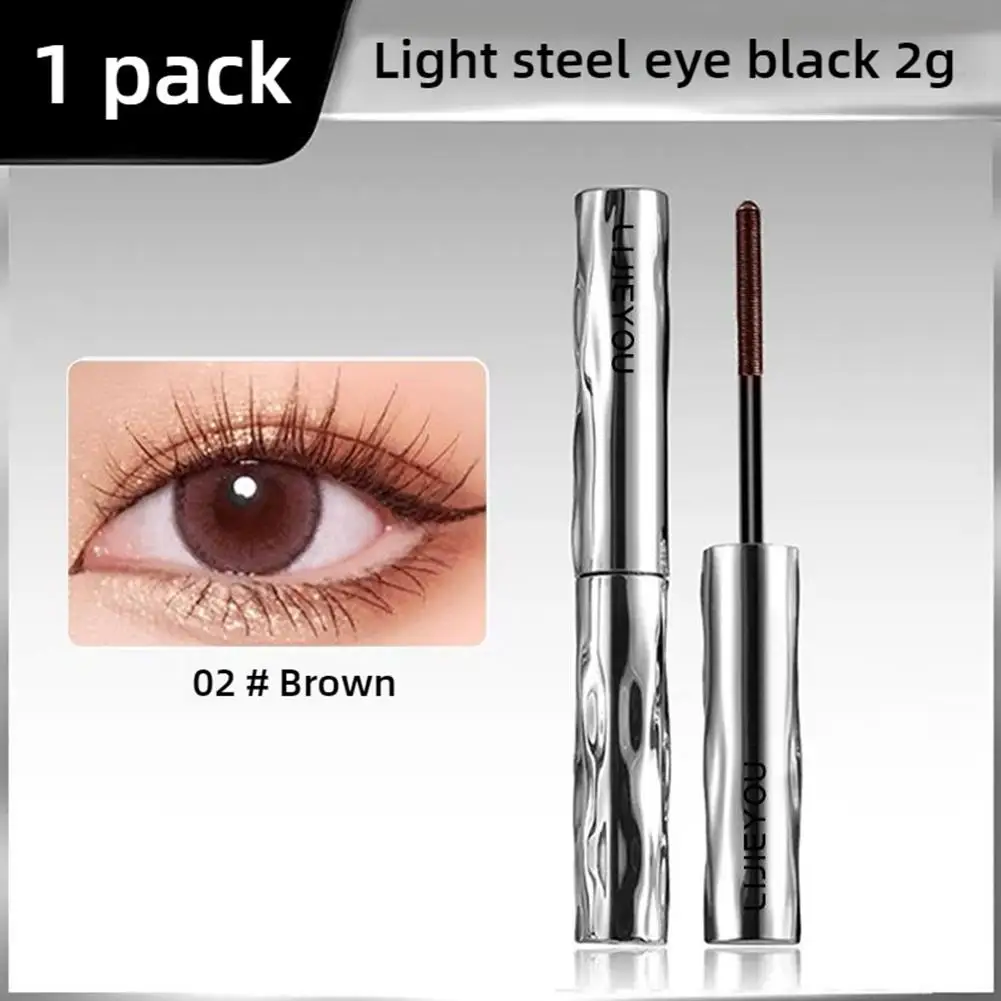 Ultra-fine Mascara Waterproof Long Curling Natural Curling Black Makeup Mascara Easy Makeup Eyelashes 4D Removal Z7Z6